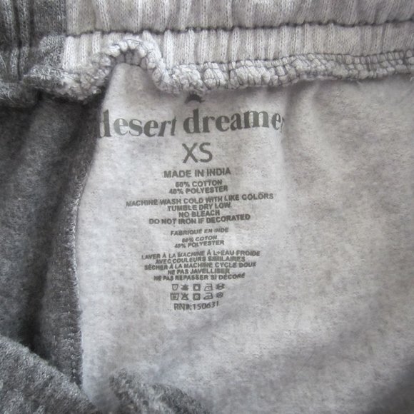 DESERT DREAMER Women's Sweatpants Size XS Half Dark Gray and Half Light Gray - Picture 2 of 7